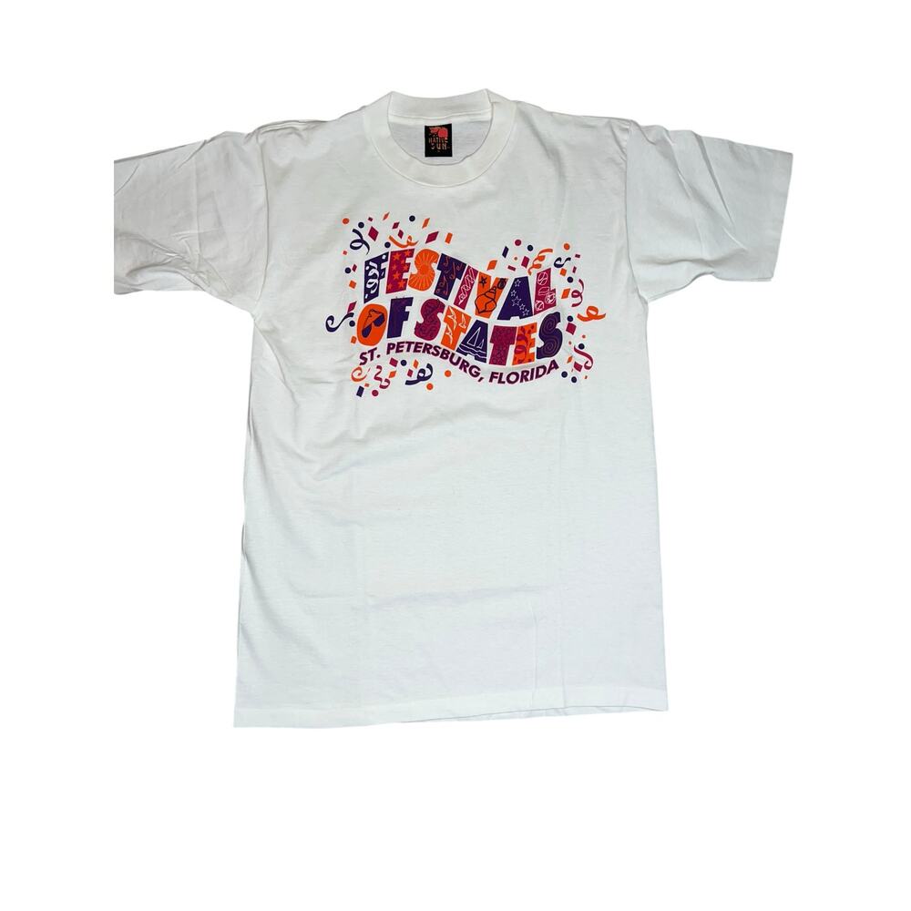 Native Sun 90s Festival of States St. Petersburg graphic single stitch T-shirt M